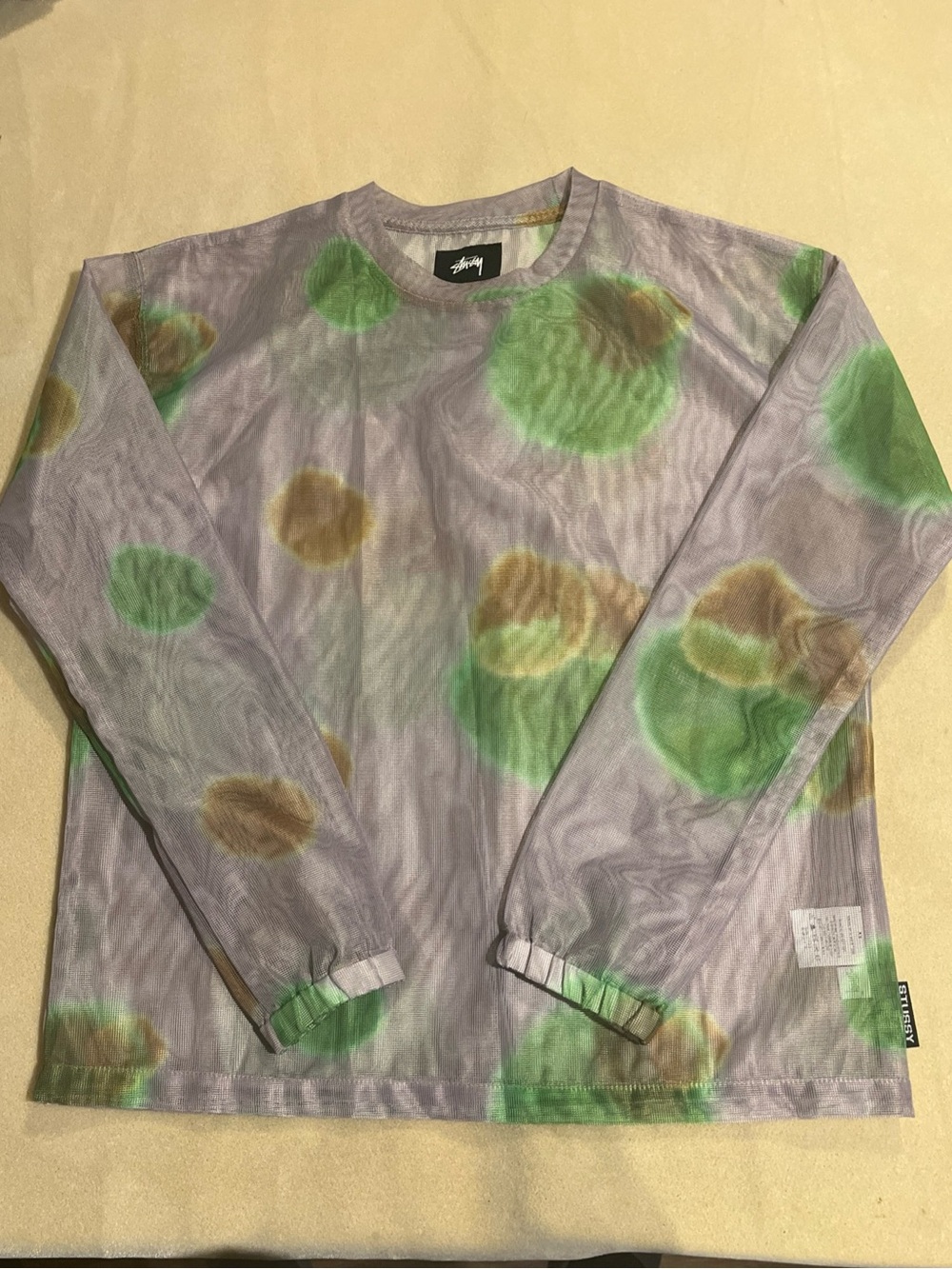 Stussy Black Label Mesh Top with White Logo